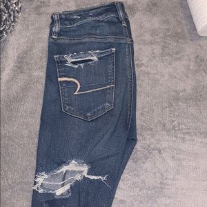 ripped american eagle jeans